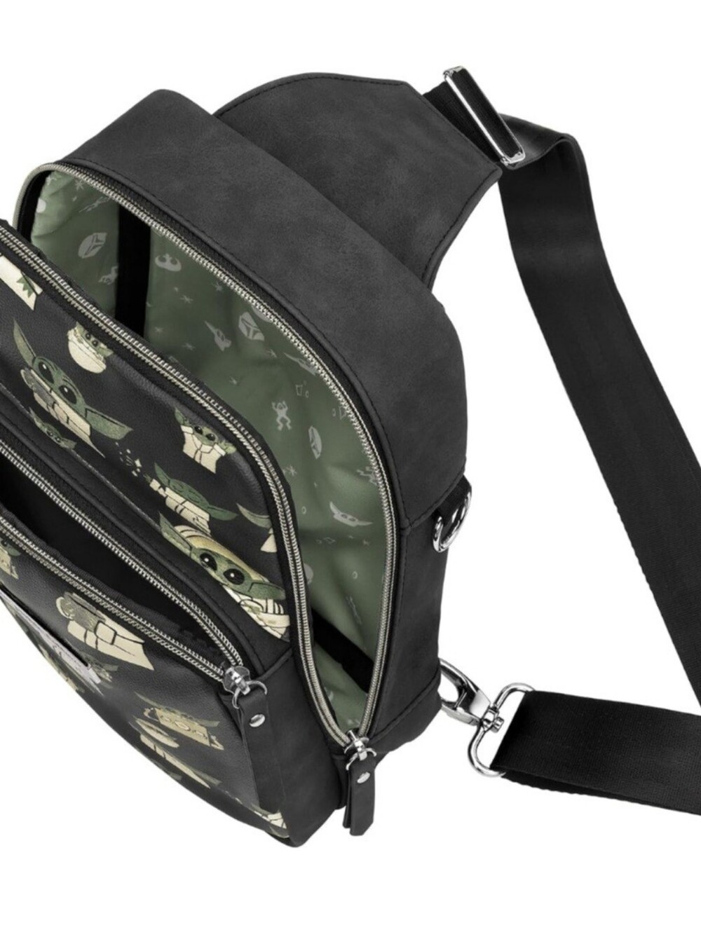 Petunia Pickle Bottom Criss-Cross Sling Bag Disney Star Wars, The Child - Picture 4 of 15